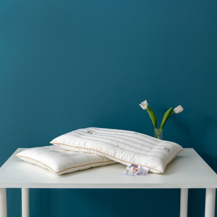 91家纺网 家纺一手货源 找家纺 （总）拾光枕芯 2023新款大豆纤维低平枕枕头枕芯