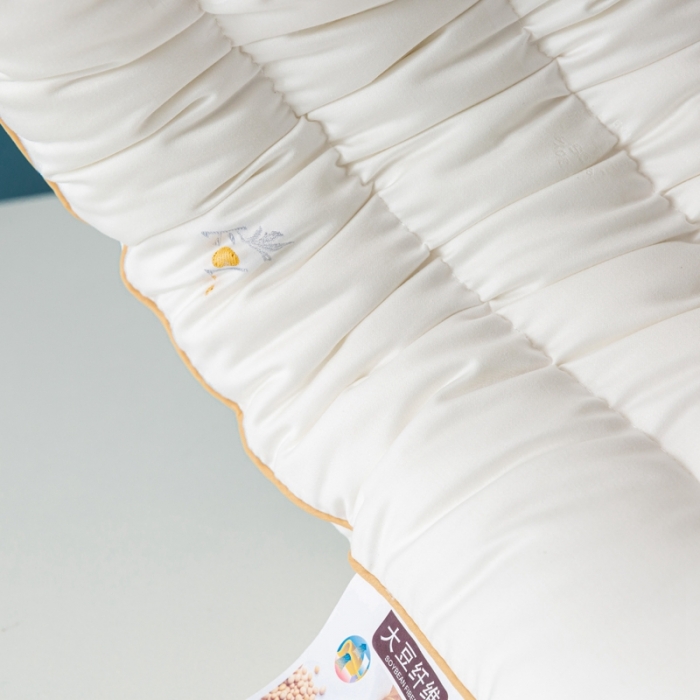 91家纺网 家纺一手货源 找家纺 （总）拾光枕芯 2023新款大豆纤维低平枕枕头枕芯