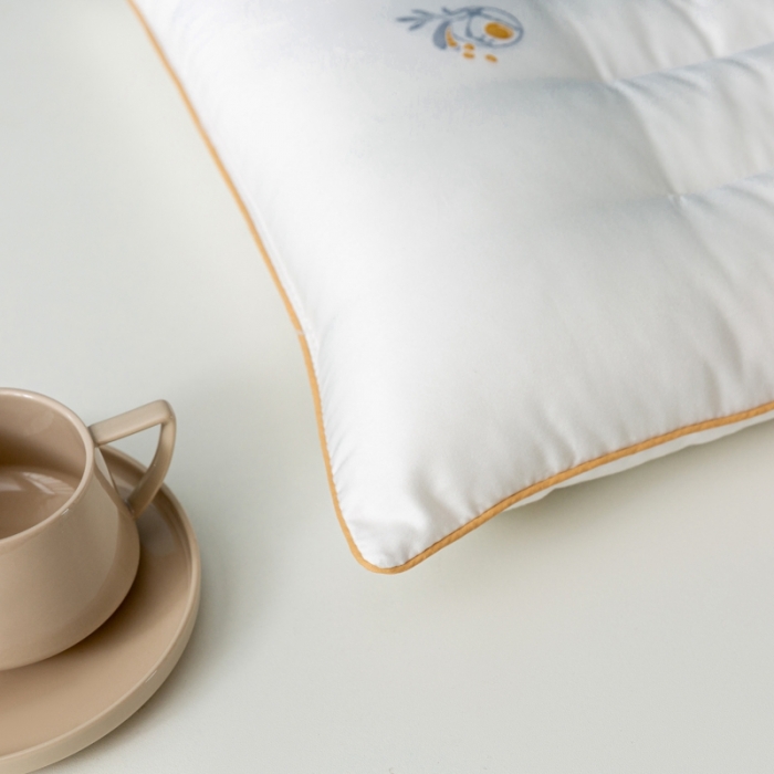 91家纺网 家纺一手货源 找家纺 （总）拾光枕芯 2023新款大豆纤维低平枕枕头枕芯