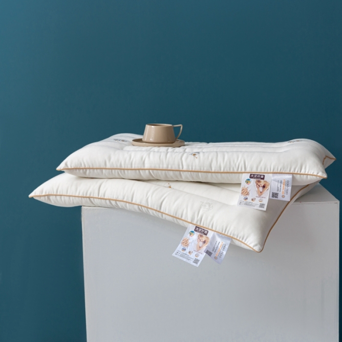 91家纺网 家纺一手货源 找家纺 （总）拾光枕芯 2023新款大豆纤维低平枕枕头枕芯