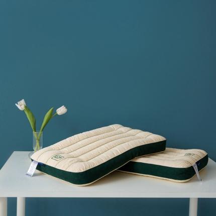 91家纺网 家纺一手货源 找家纺 （总）拾光枕芯 2023新款绿色高弹有机枕枕头枕芯