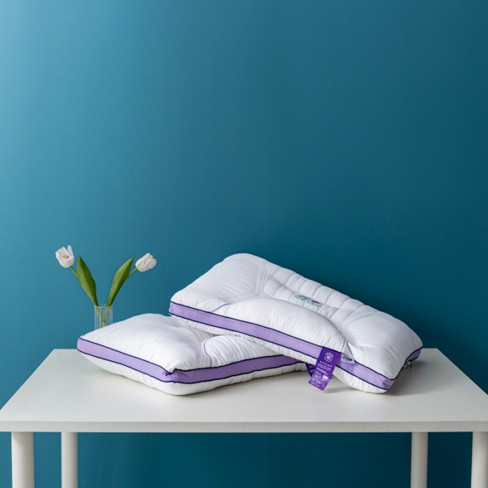 91家纺网 家纺一手货源 找家纺 拾光枕芯 2023新款闪净定型枕枕头枕芯 48*74cm/只 白