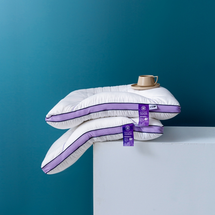 91家纺网 家纺一手货源 找家纺 拾光枕芯 2023新款闪净定型枕枕头枕芯 48*74cm/只 白