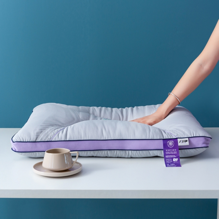 91家纺网 家纺一手货源 找家纺 拾光枕芯 2023新款闪净定型枕枕头枕芯 48*74cm/只 灰