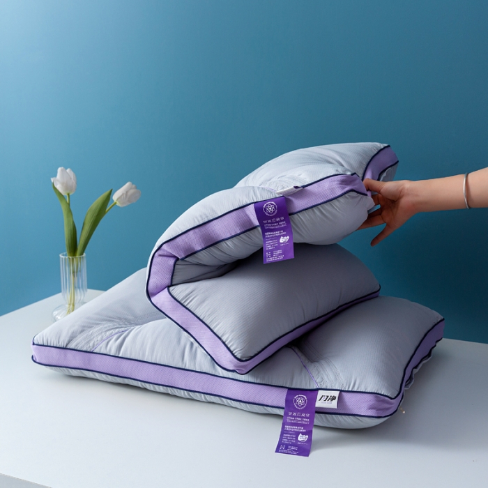 91家纺网 家纺一手货源 找家纺 拾光枕芯 2023新款闪净定型枕枕头枕芯 48*74cm/只 灰