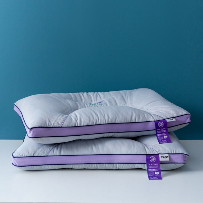 91家纺网 家纺一手货源 找家纺 拾光枕芯 2023新款闪净定型枕枕头枕芯 48*74cm/只 灰