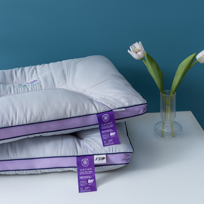 91家纺网 家纺一手货源 找家纺 拾光枕芯 2023新款闪净定型枕枕头枕芯 48*74cm/只 灰