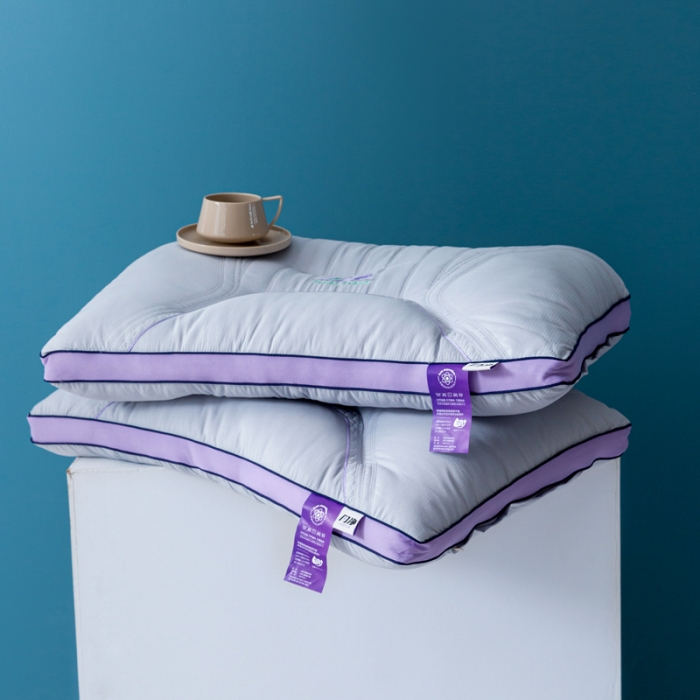 91家纺网 家纺一手货源 找家纺 拾光枕芯 2023新款闪净定型枕枕头枕芯 48*74cm/只 灰