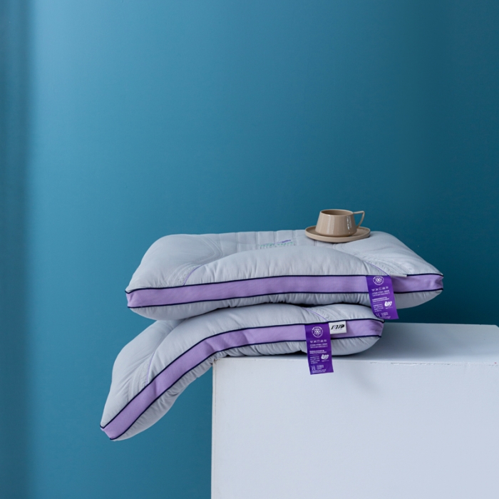 91家纺网 家纺一手货源 找家纺 拾光枕芯 2023新款闪净定型枕枕头枕芯 48*74cm/只 灰