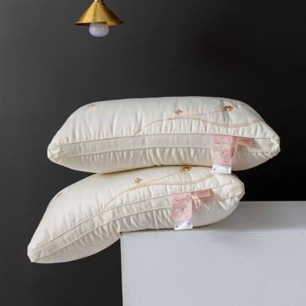 （总）拾光枕芯 2023新款提花蝴蝶珍珠枕枕头枕芯