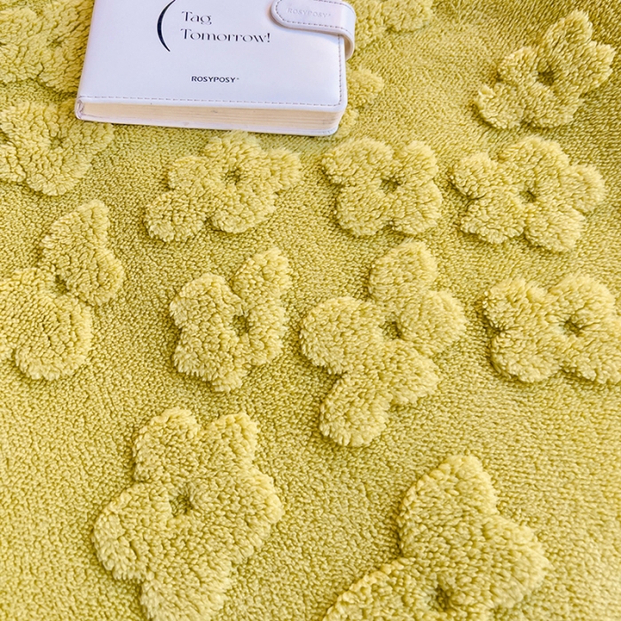 91家纺网 家纺一手货源 找家纺 澳梵 2023新款温柔梦境花梦塔芙绒韩版四件套 花梦-豆绿