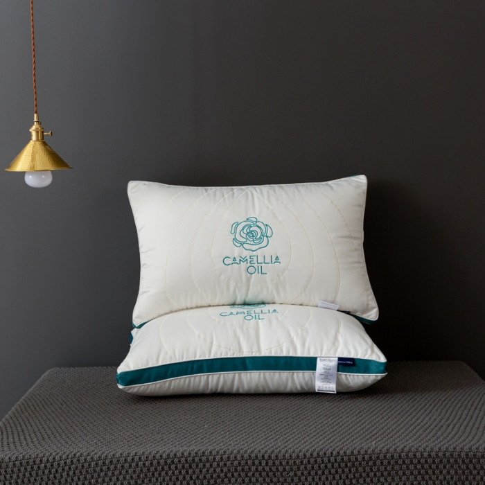 91家纺网 家纺一手货源 找家纺 （总）拾光枕芯 2023新款网红热款水滴山茶枕枕头枕芯