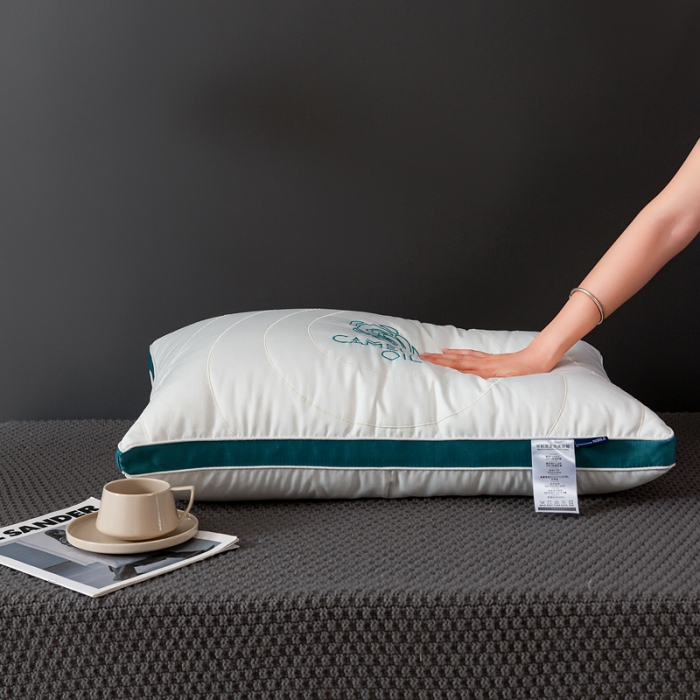 91家纺网 家纺一手货源 找家纺 （总）拾光枕芯 2023新款网红热款水滴山茶枕枕头枕芯