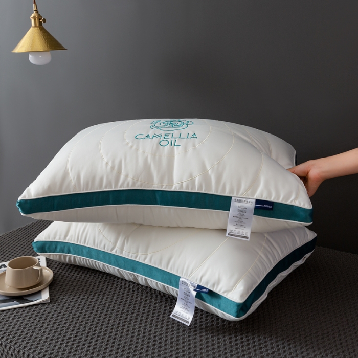 91家纺网 家纺一手货源 找家纺 （总）拾光枕芯 2023新款网红热款水滴山茶枕枕头枕芯