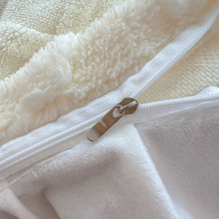 91家纺网 家纺一手货源 找家纺 澳梵 2023新款温柔梦境花梦塔芙绒韩版四件套 温柔梦境-奶白