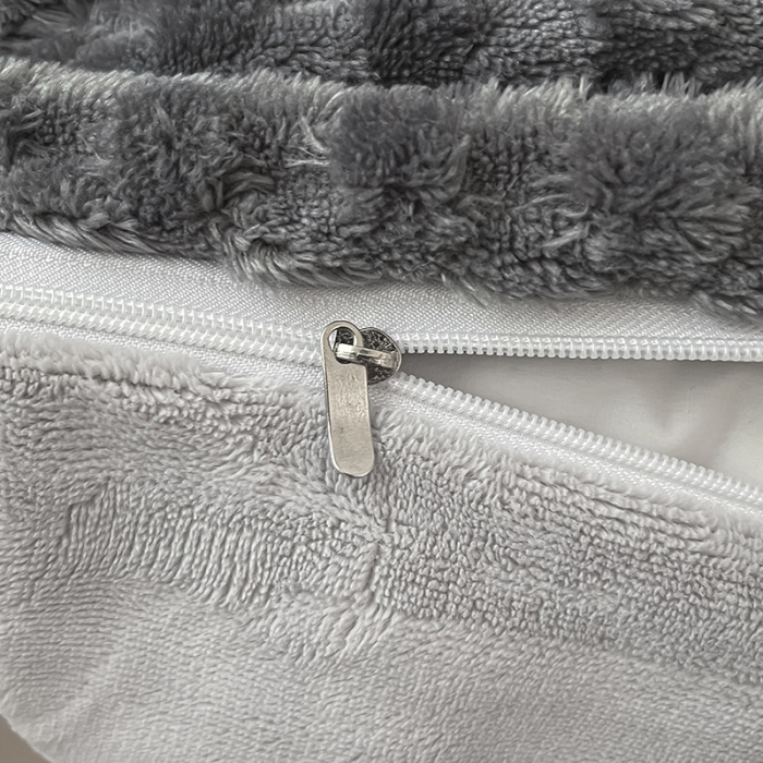 91家纺网 家纺一手货源 找家纺 澳梵家居 2023新款印花豆豆绒牛奶绒四件套 豆豆-灰色