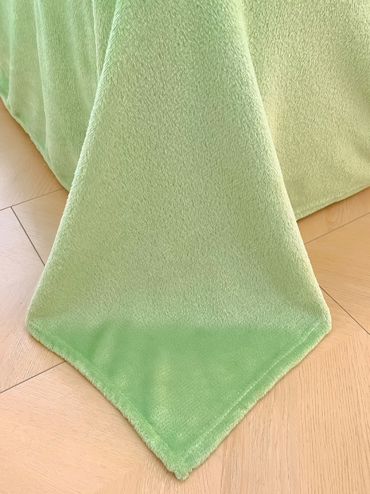 91家纺网 家纺一手货源 找家纺 澳梵家居 2023新款印花豆豆绒牛奶绒四件套 幸运小熊