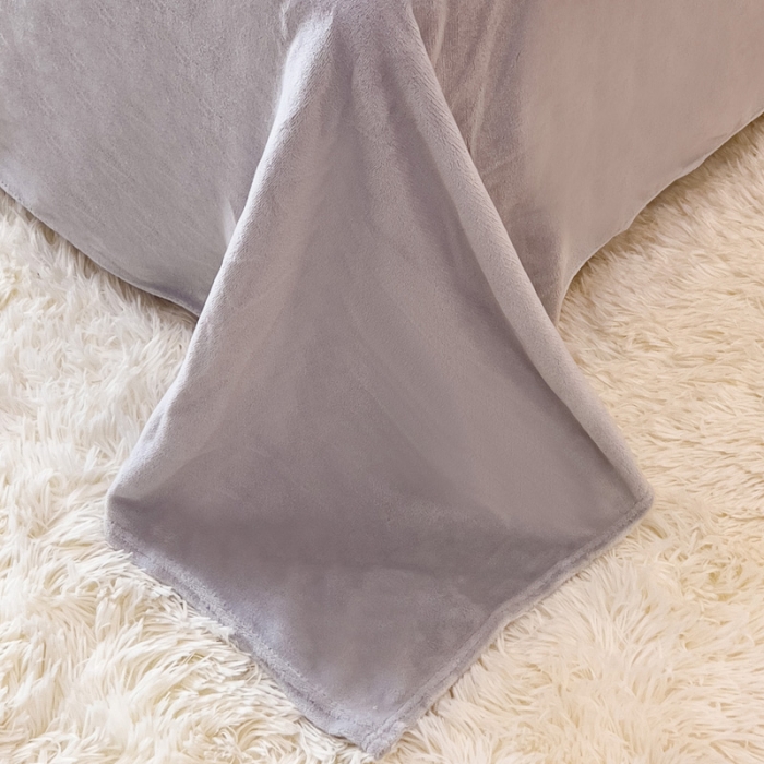 91家纺网 家纺一手货源 找家纺 宜家坊 2023新款小清新加厚印花牛奶绒四件套 简单款-锦上添花