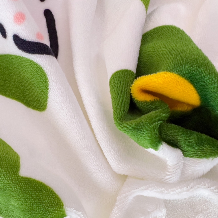 91家纺网 家纺一手货源 找家纺 宜家坊 2023新款小清新加厚印花牛奶绒四件套 简单款-快乐小狗