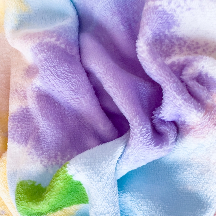 91家纺网 家纺一手货源 找家纺 宜家坊 2023新款小清新加厚印花牛奶绒四件套 简单款-流星花园