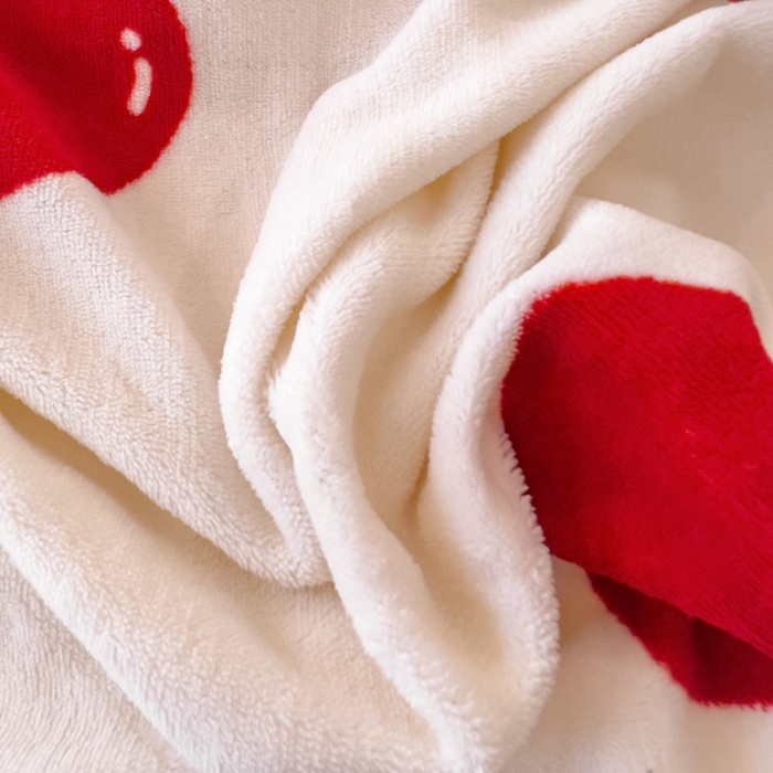 91家纺网 家纺一手货源 找家纺 宜家坊 2023新款小清新加厚印花牛奶绒四件套 简单款-一见倾心