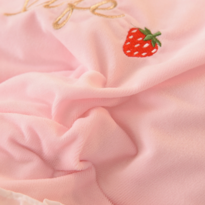 91家纺网 家纺一手货源 找家纺 欧冠 2023公主风倾城牛奶绒四件套 倾城-浅粉