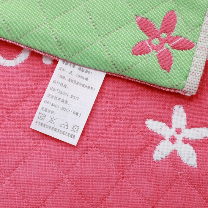 91家纺网 家纺一手货源 找家纺 （总）朴尔 2023新款柔棉花间风系列三层纱布枕巾52x78cm/对