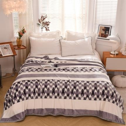 倩鹿 2023年新品法兰绒毯子午睡毯沙发盖毯空调毯 自由空间