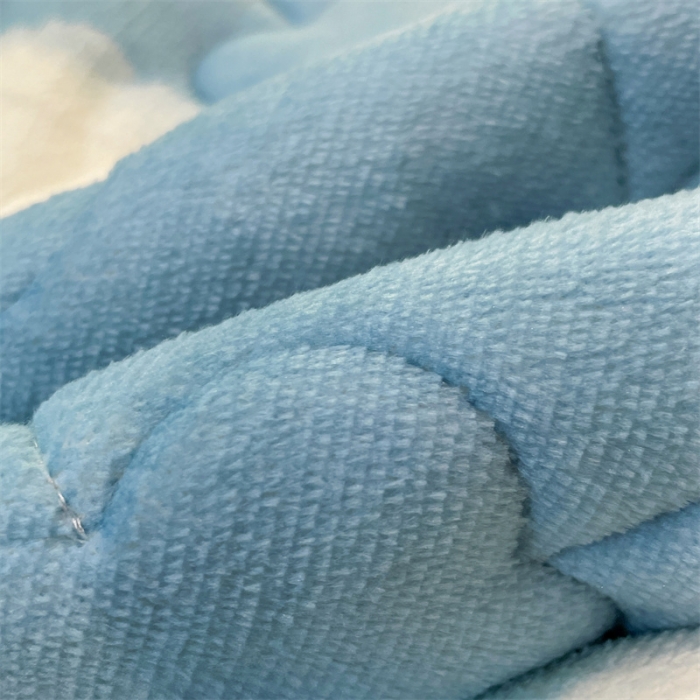 91家纺网 家纺一手货源 找家纺 梦舒羽 2025新款牛奶绒夹棉长枕套宿舍双人枕芯套 爱意浓浓