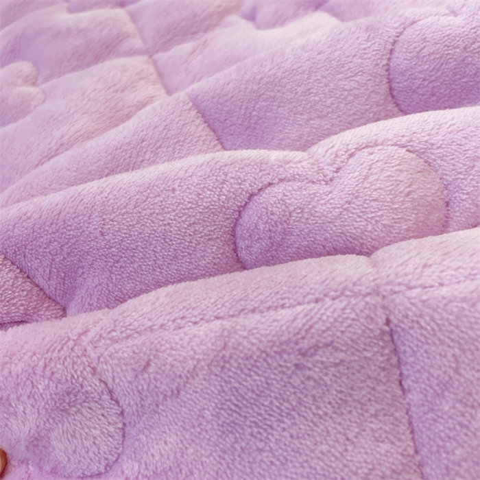 91家纺网 家纺一手货源 找家纺 梦舒羽 2025新款牛奶绒夹棉长枕套宿舍双人枕芯套 玫瑰紫