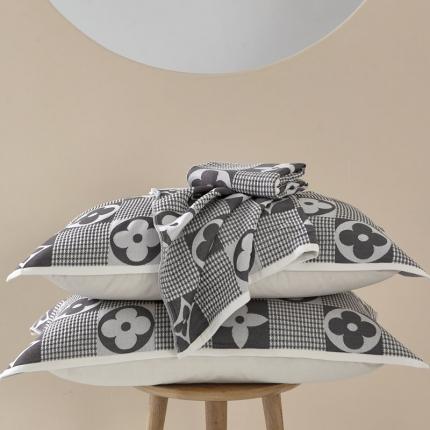 91家纺网 家纺一手货源 找家纺 （总）朴尔 2023新款全棉纱布蜂窝结构系列枕巾系列52x78cm/对