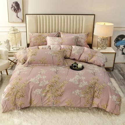 91家纺网 家纺一手货源 找家纺 （总）金纱玉纺家纺 2024新款加厚AB版四件套