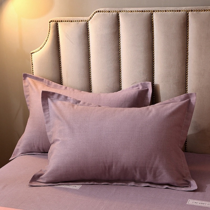 91家纺网 家纺一手货源 找家纺 晶缦 2023新款典雅系全棉活性磨毛四件套 缤纷-粉