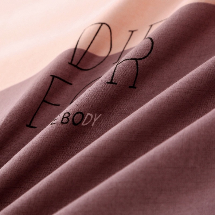 91家纺网 家纺一手货源 找家纺 晶缦 2023新款典雅系全棉活性磨毛四件套 缤纷-粉