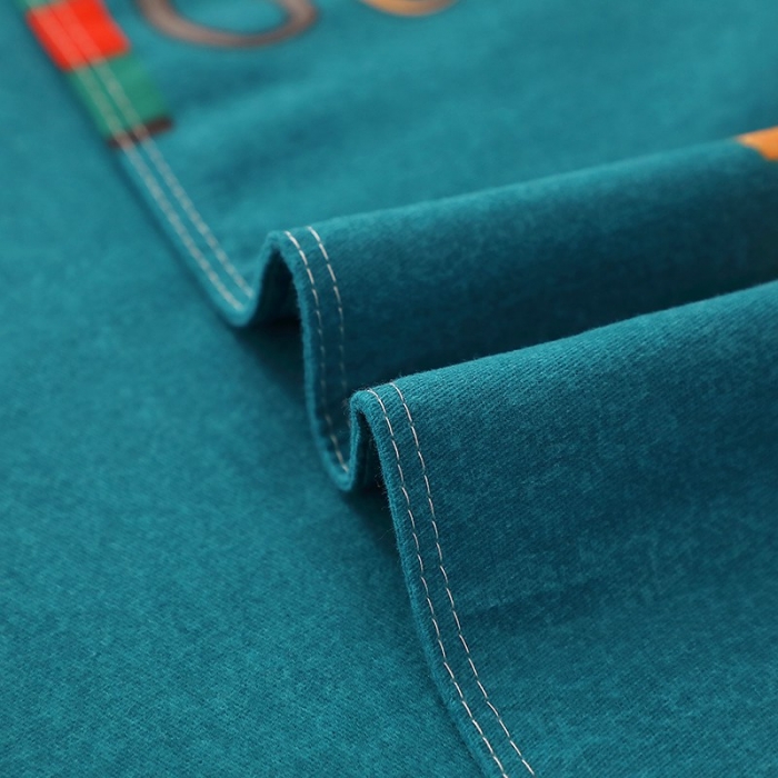 91家纺网 家纺一手货源 找家纺 晶缦 2023新款典雅系全棉活性磨毛四件套 潮玩小熊蓝