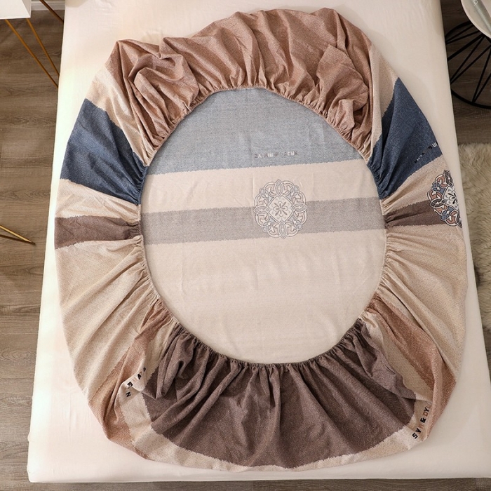 91家纺网 家纺一手货源 找家纺 晶缦 2023新款典雅系全棉活性磨毛四件套 眷恋