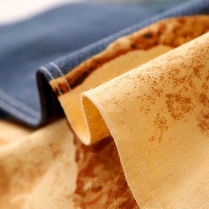 91家纺网 家纺一手货源 找家纺 晶缦 2023新款典雅系全棉活性磨毛四件套 可爱熊