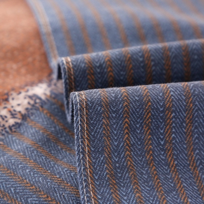 91家纺网 家纺一手货源 找家纺 晶缦 2023新款典雅系全棉活性磨毛四件套 利兹