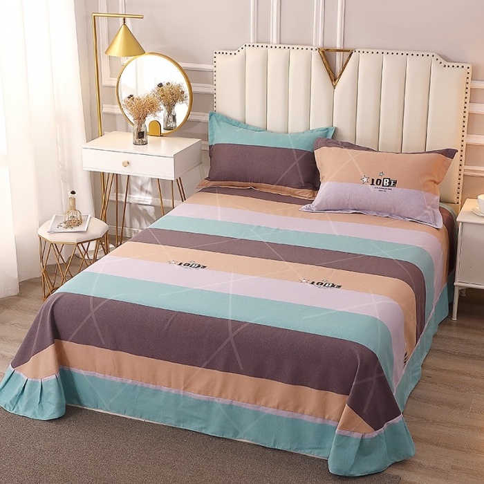 91家纺网 家纺一手货源 找家纺 晶缦 2023新款典雅系全棉活性磨毛四件套 曼哈顿