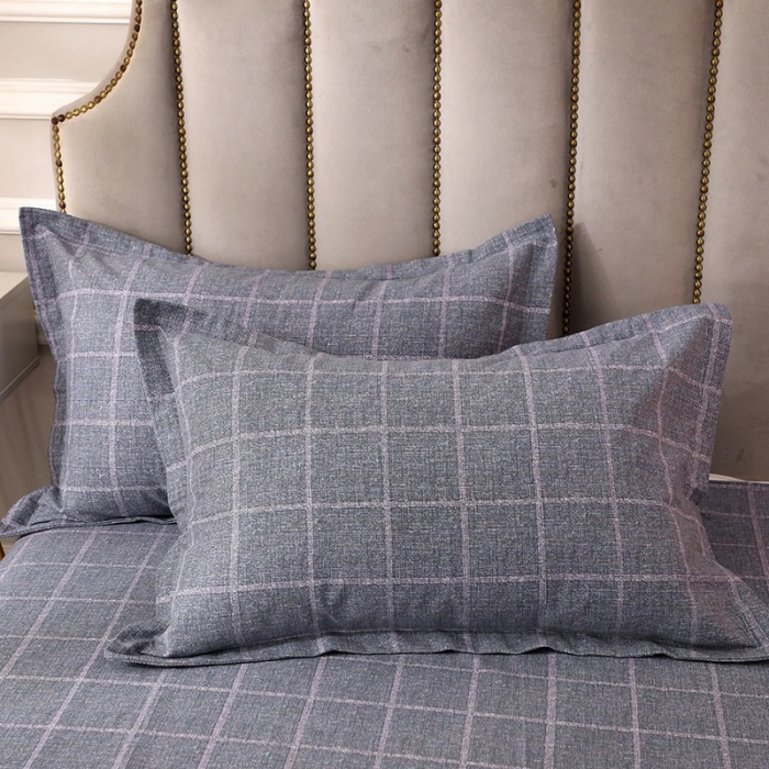 91家纺网 家纺一手货源 找家纺 晶缦 2023新款典雅系全棉活性磨毛四件套 艺术格林