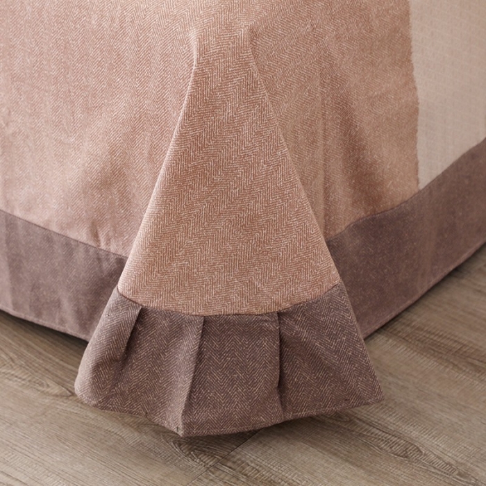 91家纺网 家纺一手货源 找家纺 晶缦家纺  2023新款典雅系全棉活性磨毛多规格单品四件套--床单 眷恋