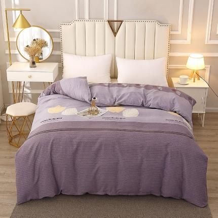 91家纺网 家纺一手货源 找家纺 总-2024新款典雅系多规格全棉活性磨毛被套单件单品被套纯棉磨毛单被套