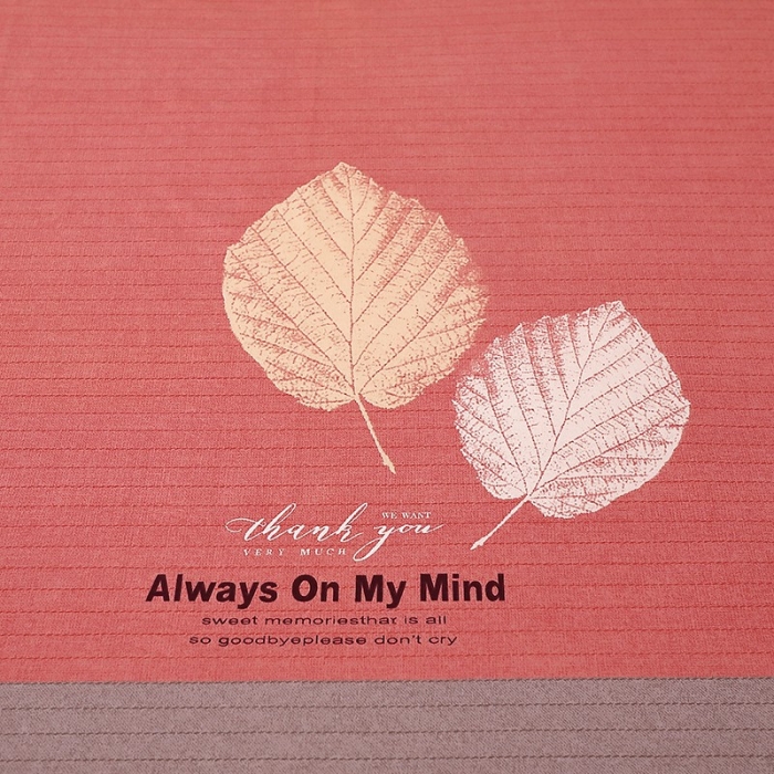 91家纺网 家纺一手货源 找家纺 晶缦家纺  2023新款典雅系全棉活性磨毛多规格单品四件套--床单 漫步时光豆沙