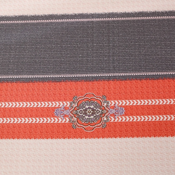 91家纺网 家纺一手货源 找家纺 晶缦家纺  2023新款典雅系全棉活性磨毛多规格单品四件套--床单 雅颂