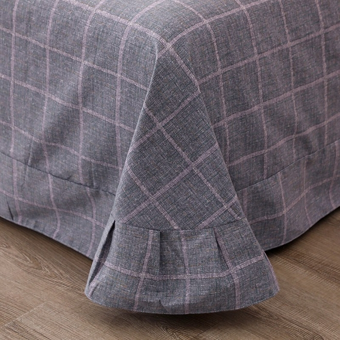 91家纺网 家纺一手货源 找家纺 晶缦家纺  2023新款典雅系全棉活性磨毛多规格单品四件套--床单 艺术格林