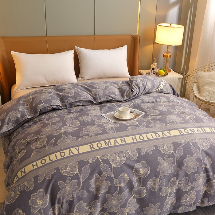 91家纺网 家纺一手货源 找家纺 总-2024新款典雅系多规格全棉活性磨毛被套单件单品被套纯棉磨毛单被套