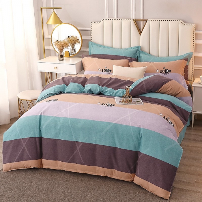 91家纺网 家纺一手货源 找家纺 晶缦 2023新款典雅系全棉活性磨毛多规格单品四件套-被套 曼哈顿