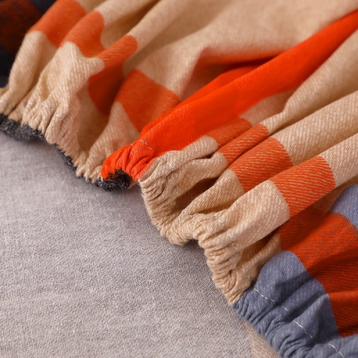 91家纺网 家纺一手货源 找家纺 晶缦家纺 2023新款典雅系全棉活性磨毛多规格单品床笠 铂金时代灰