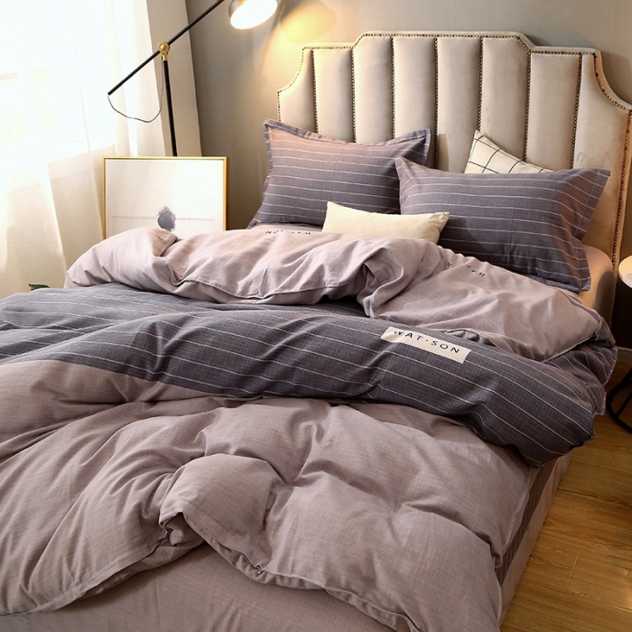 91家纺网 家纺一手货源 找家纺 晶缦 2023新款典雅系全棉活性磨毛多规格单品四件套-被套 沃森