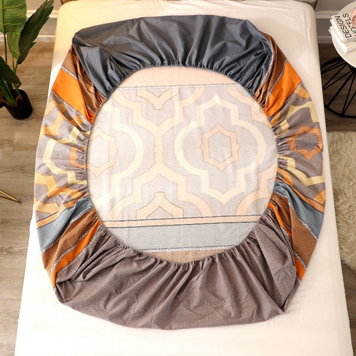 91家纺网 家纺一手货源 找家纺 晶缦家纺 2023新款典雅系全棉活性磨毛多规格单品床笠 利兹